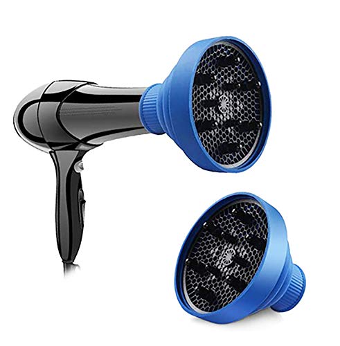 Difusor de silicona para secador de pelo con cuello de 4,2 – 4,8 cm Secador de pelo plegable