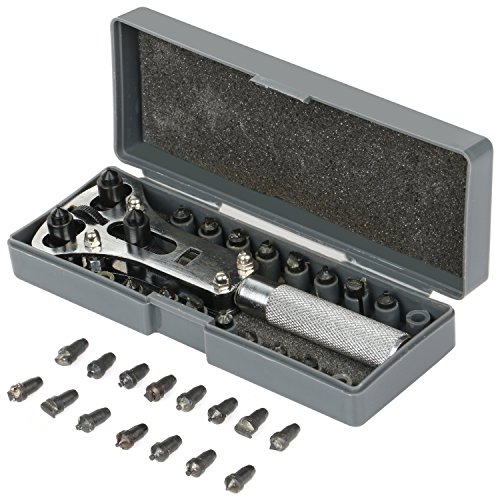 DIGIFLEX Herramienta Profesional para Abrir Relojes Reparaciones. Juego de Llaves para Cambiar Pilas