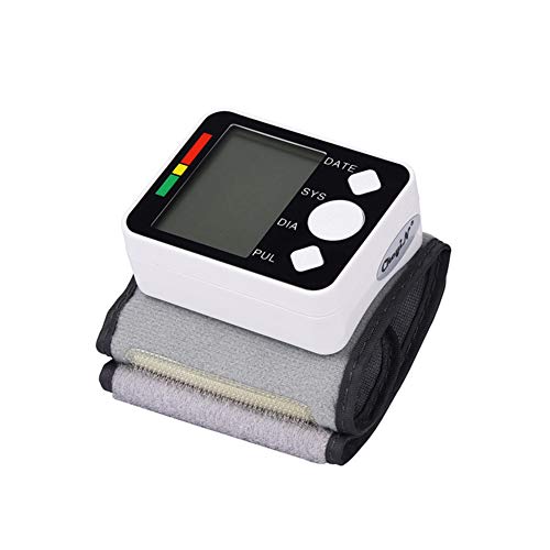 Digital de Alta definición Manguito tonómetro Pantalla LCD Pantalla de muñeca Monitor de presión Arterial del Pulso del corazón del Dispositivo medidor Tasa tensiómetro