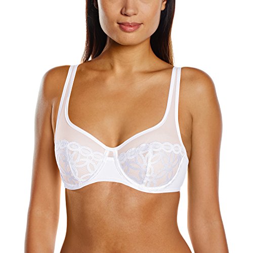 DIM Generous Mod Sujetador, Blanc (Broderie Blanche), 105 para Mujer