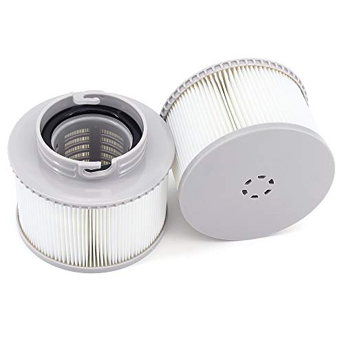 DingGreat 2Pcs Caliente Bañera Cartucho de Filtro, Filtros de Cartucho MSPA FD2089 SPA Spas Partes Tamis de Repuesto Hinchable Piscina Herramienta Universal Redonda