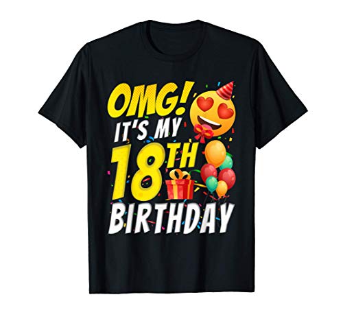 Dios mío, es mi cumpleaños número 18 | Regalo de cumpleaños Camiseta
