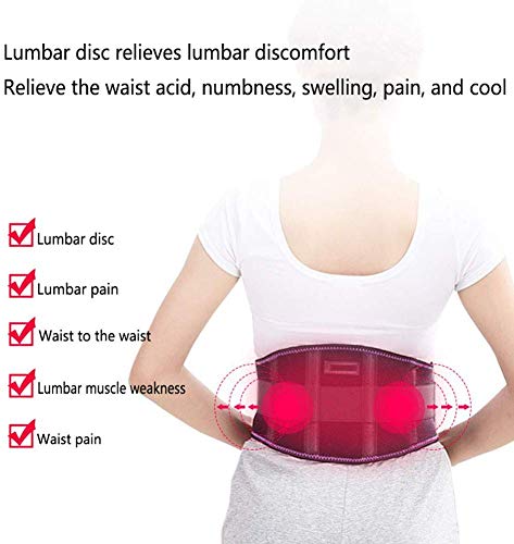 Disco lumbar eléctrico que sobresale Cintura masaje cintura mediana edad Calentamiento, artritis la columna lumbar, distensiones, esguinces, rigidez, alivio del dolor lumbar Dolor abdominal menst