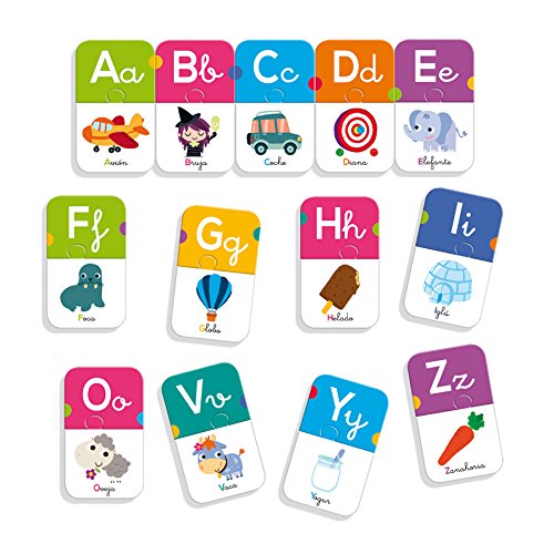 Diset- Juguete educativos El Abecedario, Multicolor (68963) , color/modelo surtido