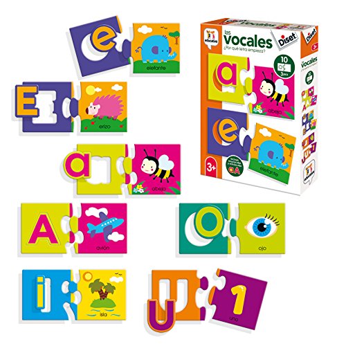 Diset- Juguete educativos Las Vocales (68964)