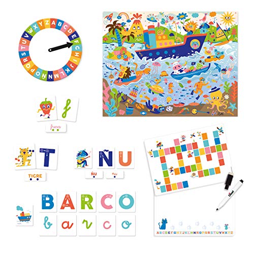 Diset - Las Letras Juego Aprendo en Positivo, Multicolor, 41203