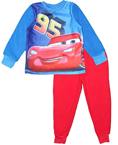 Disney Cars Juego de pijamas de forro polar para niños Azul azul 6 años