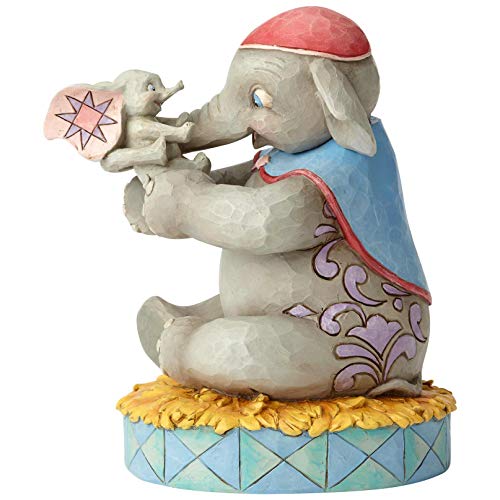 Disney El Amor Incondicional de Una Madre - Dumbo Figurina, Resina, Multicolor, 12.50x16.50x19 cm