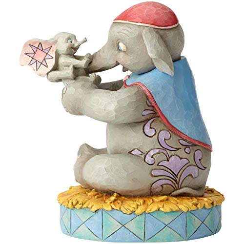 Disney El Amor Incondicional de Una Madre - Dumbo Figurina, Resina, Multicolor, 12.50x16.50x19 cm