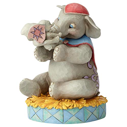 Disney El Amor Incondicional de Una Madre - Dumbo Figurina, Resina, Multicolor, 12.50x16.50x19 cm