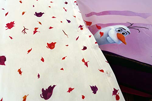Disney Frozen - Juego de Ropa de Cama (140 x 200 cm, 1 Perla, 140 x 200 cm + 63 x 63 cm)