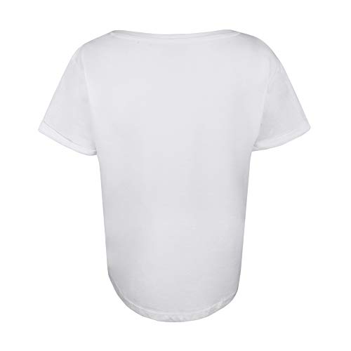 Disney Mickey Sketch Camiseta, Blanco (White Wht), XL para Mujer