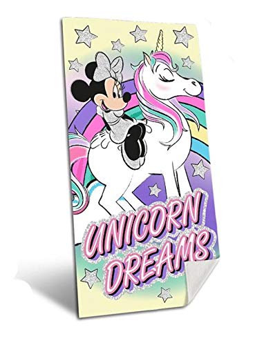 Disney Minnie Mouse WD20230 - Toalla de Playa, 140 x 170 cm