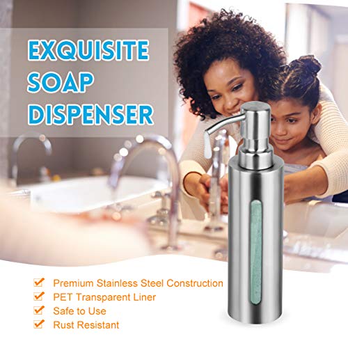 Dispensador de jabón BabyElf, dispensador de jabón de espuma de 200 ml, botella desinfectante para champú, loción, jabón para platos