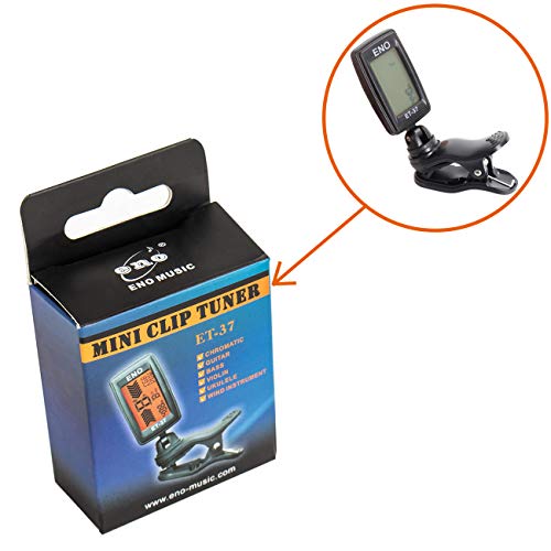 Display4top Kit de guitarra eléctrica Amplificador de 20 vatios, soporte de guitarra, bolsa, púa de guitarra, correa, cuerdas de repuesto, sintonizador, estuche y cable (Negro-Verde)