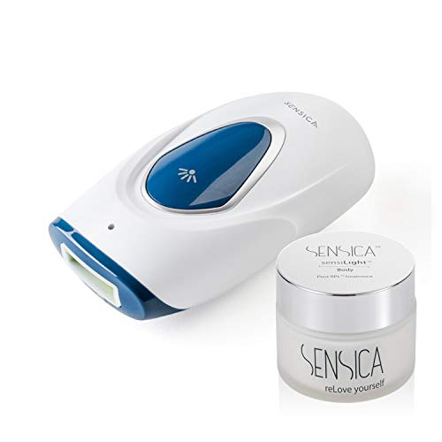 Dispositivo de depilación Sensilight para mujeres para uso en casa con tecnología IPL+Crema especial gratuita (Mini 100)