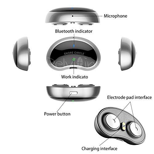 Dispositivo Inteligente Antirronquidos, Cómodo Tapón para Roncar con Control de Aplicación, Solución Eficaz para Roncar Durante el Sueño