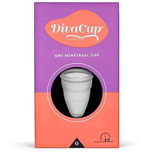 DivaCup Copa Menstrual, Para Los 18 Años De Edad Y Menores, Modelo 0