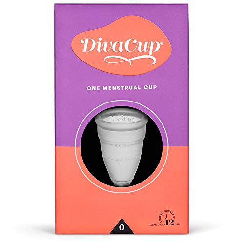 DivaCup Copa Menstrual, Para Los 18 Años De Edad Y Menores, Modelo 0