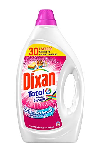 Dixan Detergente Líquido Adiós al Separar - Pack de 4, Total: 120 Lavados (6 L)