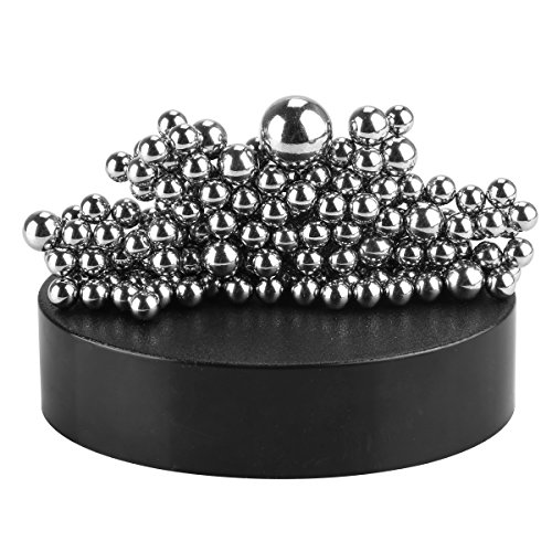 DIY de la bola Ailiebhaus el estrés Killer creativas con la base de la decoración de Juego de mesa de trabajo con cierre magnético, negro