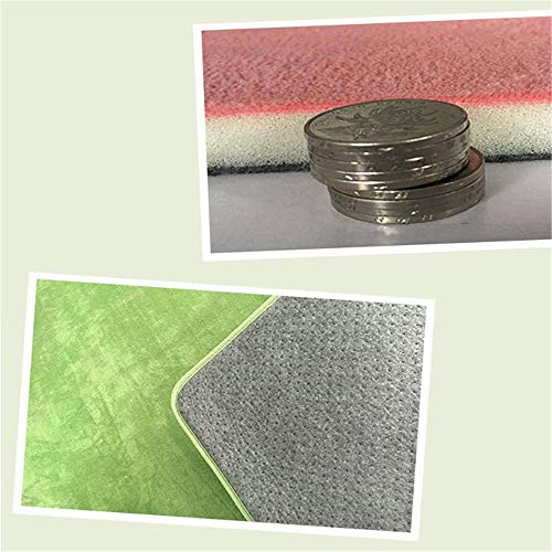 DJHWWD Alfombras Elasticidad Habitacións La Alfombrae El bebé gateando de diseño Minimalista Azul Puro Puede Tocar una Alfombra Suave Anti-Sucio Lavable La Alfombraes Azul 50X80CM