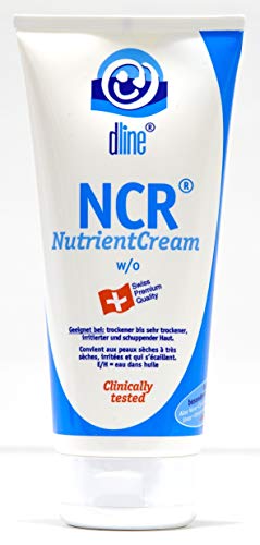 dline NCR NutrientCream 200 ml, crema hidratante de alta calidad para pieles escamas secas o muy secas irritadas en todo el cuerpo, w/o, Lipide 40%, tubo (1 x 200 ml)