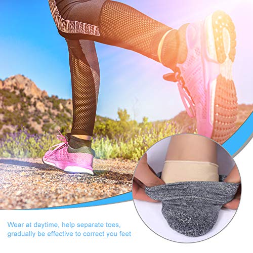 Doact Corrector de Juanetes, con Almohadilla de Gel y Separadore de Gel Dedo del Pie para Juanete Dedo pie Pie y Hallux Valgus Alivio del Dolor Adecuado Hombres y Mujeres