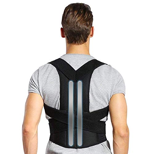 DOACT Corrector Postura Espalda, Faja Lumbar Mujer Hombre, Respaldo Lumbar Faja Espalda, Upright Espalda Para Corregir Postura Espalda, Correctores Enderezar Espalda Apoyo Lumbar Alivio Dolor (M)