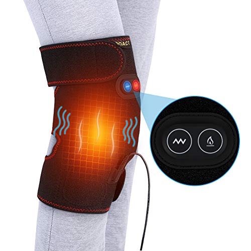 DOACT Rodillera Almohadilla Calentamiento Masaje de de Rodilla Compresión de Calor para Alivio del Dolor y Artritis en las Articulaciones Recuperación Rehabilitación Aliviar El Dolor Muscular