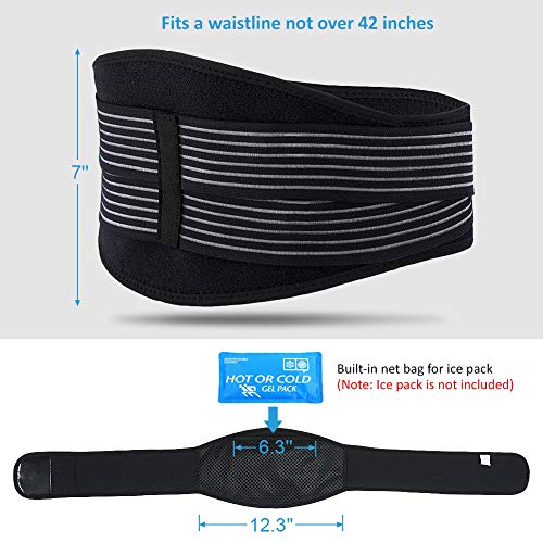 Doact Térmica de Cinturón con Espalda Terapia de Calefacción Eléctrico, Cojín para Artritis en la Zona de la Espalda, Dolor, de la Terapia de Calor Wrap Incluye Cable de Carga de 1.5m USB