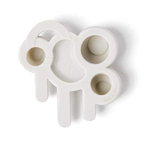 Doddle Co, The Chew Looks Like Rain, Mordedor para Bebé con Burbujas de Juego 100% Silicona, Refrigerante, Calma el Dolor de Encías, sin BPA