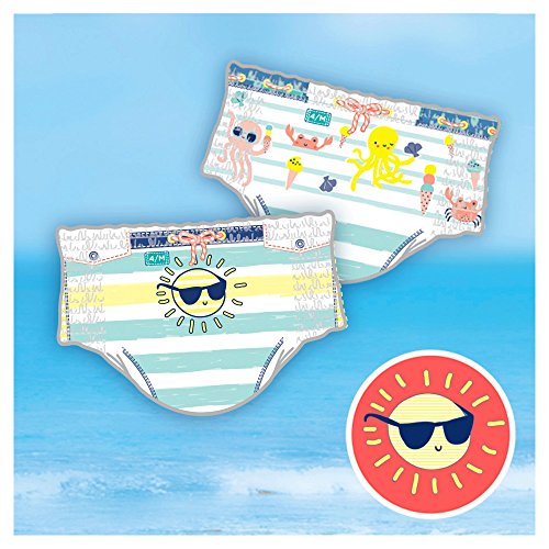 Dodot Splashers Pañales Bañadores Desechables, No se Hinchan y Fácil de Quitar, Talla 4, 9-15 kg - 11 Unidades