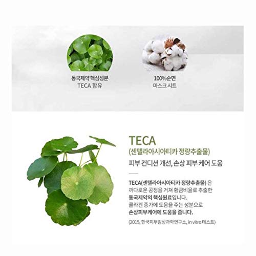 DONGKOOK Ricos de CENTELLIAN24 Super Hidratante Madeca Derma máscara Pack fl.oz 0.68 X 10EA-blanqueamiento & Wrinkle Care