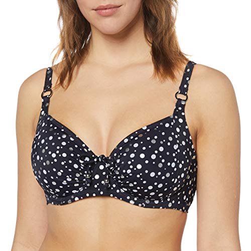 Dorina Cannes Parte Superior del Bikini, Azul (Foil Dot 803), 85G para Mujer