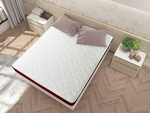 DORMIDEO Thunder - Colchón Viscoelástico Anti-Ácaros 150x190, Altura 24cm
