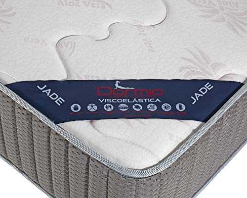 Dormio Colchón Jade- Colchón Viscoelástico 150x190x27. (Todas las medidas).