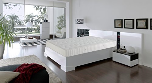 Dormio Ortopédico - Colchón de Eliocel, Blanco, 135 x 190 cm, altura 21 cm