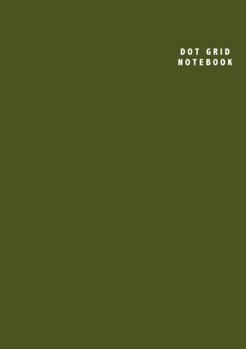 Dot Grid Notebook: B5 (6.93 x 9.85 inches)- 106 Dotted Pages || Army Green Softcover Notebook/Journal