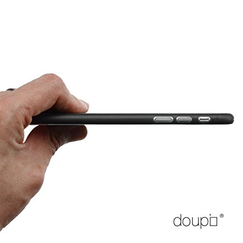 doupi UltraSlim Funda para iPhone SE (2020) / iPhone 8/7 (4,7 Pulgadas), Finamente Estera Ligero Estuche Protección, Gris