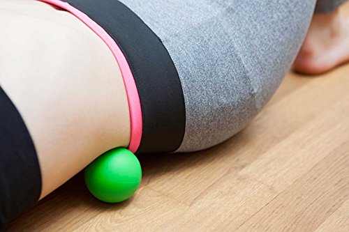 #DoYourFitness Bola de Lacrosse »Lio« (6 cm de diámetro), masajear los Puntos gatillo (Rodillo para fascias): Rosa