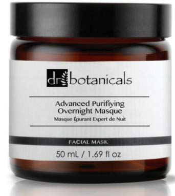 Dr Botanicals – Vegan Skincare – Mascarilla de purificación de noche avanzada, con mascarilla de dormir granada