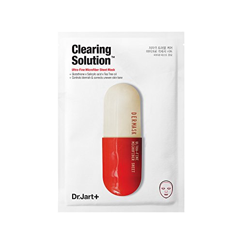 Dr. Jart Dermask Micro Jet Clearing Solution Hoja de mascarilla, 5 unidades