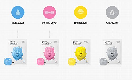 Dr. Jart+ - Set de 4 máscaras de goma para hidratar, reafirmar, dar luminosidad y limpiar la cara