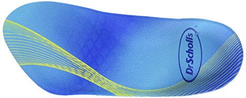 Dr. Scholl's - Plantillas básicas de gel para masajes (hombres 8-12, mujeres 6-10) // 3/4 pies de longitud cabe fácilmente en los zapatos