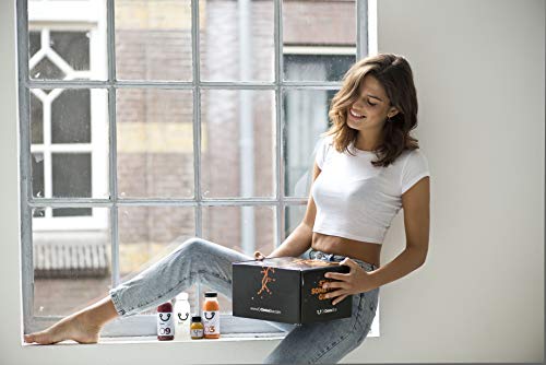 DrDetoxBox Dieta de Desintoxicación 3 dias (Veggie) - 27 Zumos de Verduras Extractos frios, Purificadores, Adelgazantes, Drenantes, manual incluydo