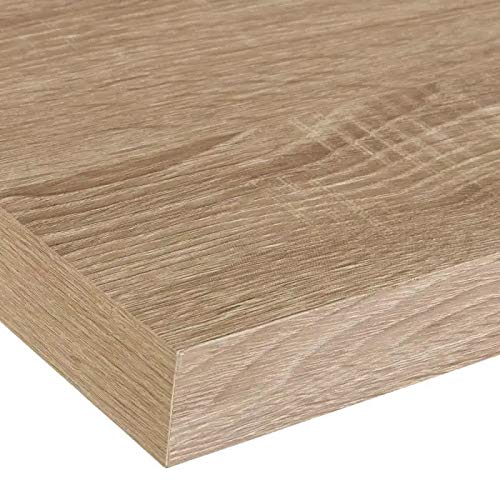 Dream Hogar Estante Pared Madera MDF MAX 10kg 60x23,5x3,8 cm (Roble)