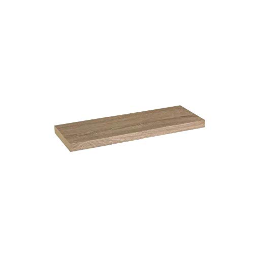 Dream Hogar Estante Pared Madera MDF MAX 10kg 60x23,5x3,8 cm (Roble)