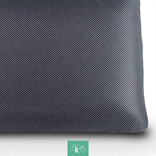 Dreaming Kamahaus Almohada viscoelástica Carbono Activo 135cm | Núcleo indeformable | Hilo de Plata | Microperforada | Antiestrés | Funda con 2 Caras Invierno/Verano |