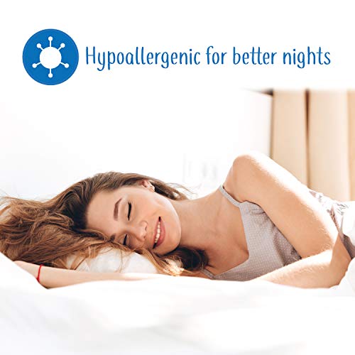 Dreamzie - Cubre Colchon 90 x 190 cm Impermeable con 4 Esquinas Elásticas - Protector de Colchón de Algodon Transpirable - 15 Años de Garantia